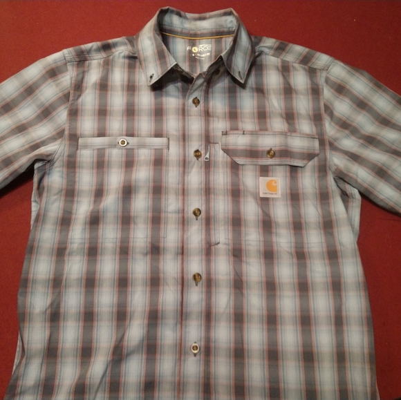 CARHARTT FORCE Button Front SS Mesh Vented - Picture 3 of 7